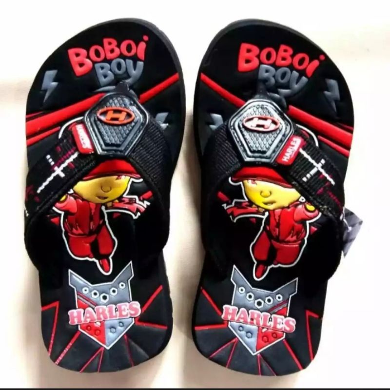 MURAH COD Sendal Karakter Anak Boboiboy Original Harles Harga Paling Murah