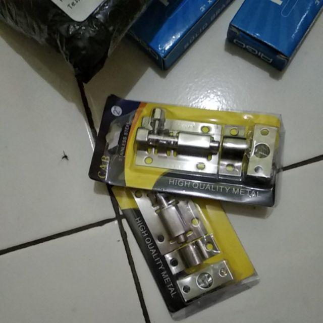 Grendel Pintu - Grendel Jendela - Slot Jendela - Slot Kunci Pintu -  2 Inc Murah