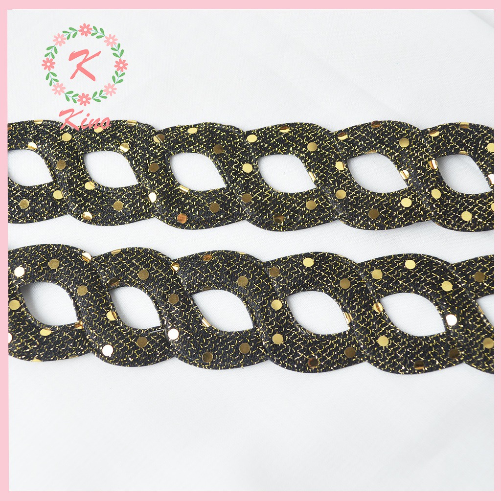 [PER METER] Renda Bunga besar lebar 2cm - vintage rustic hiasan souvenir hantaran hiasan mukena hias