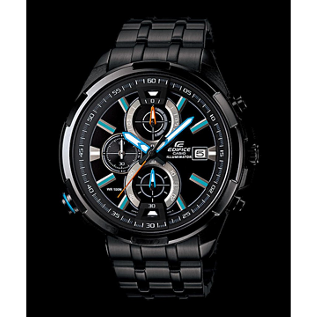Jam Tangan Casio Edifice Original Pria EFR 536BK 1A2