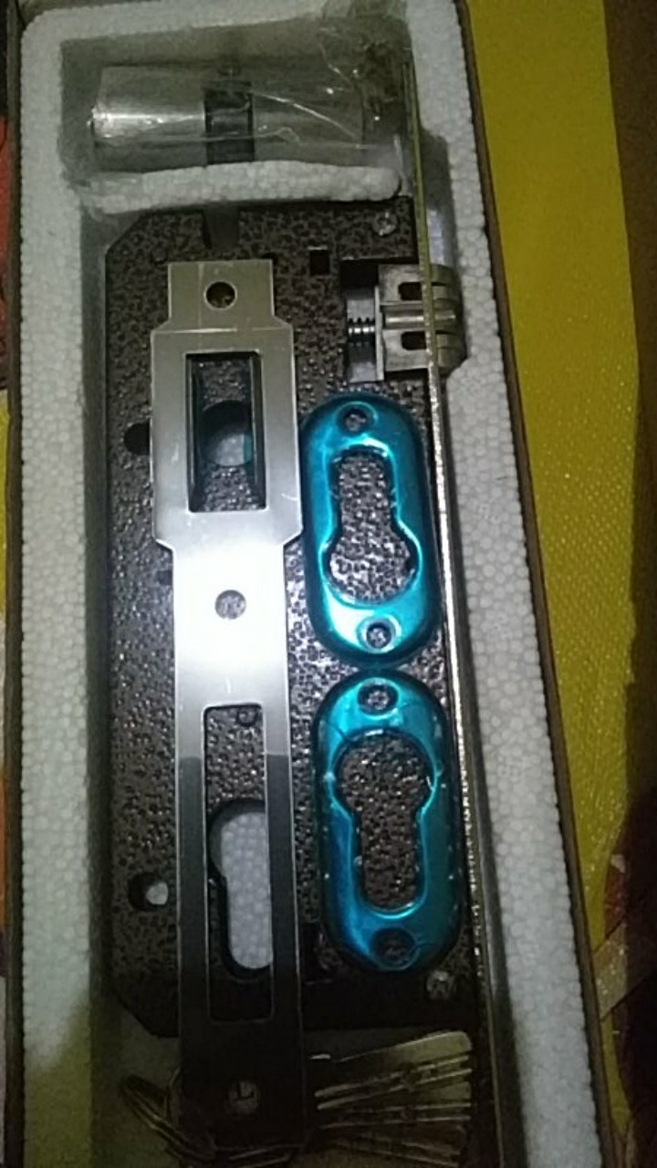 Paket Gagang Pintu Rumah 33 Cm Handle Tarikan Minimalis Body Kunci