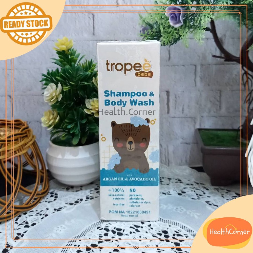 Tropee Bebe 2in1 Shampoo &amp; Body Wash 100ml / Baby Kids Shampo Sabun Mandi Anak