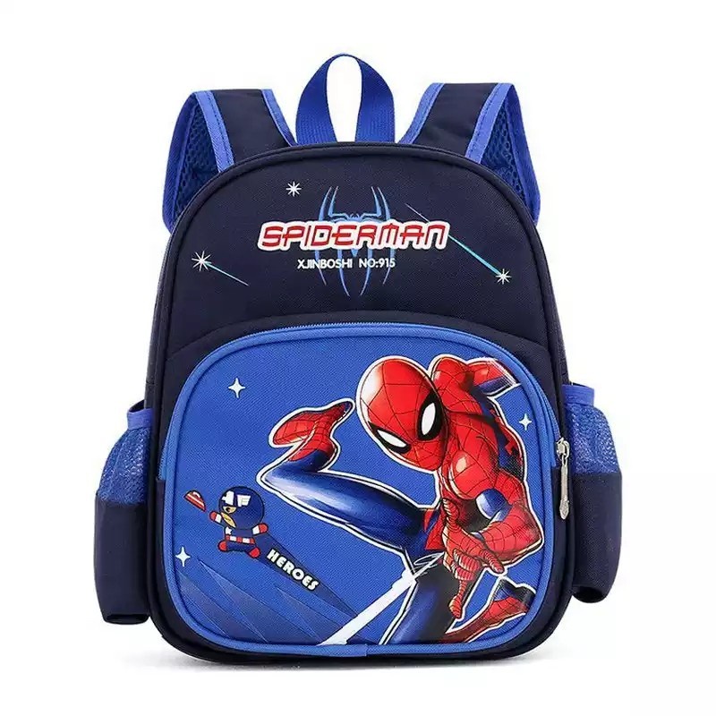 Diobrale - Tas Ransel Anak Motif Kartun Karakter Spiderman Superhero Backpack Anak PAUD TK SD