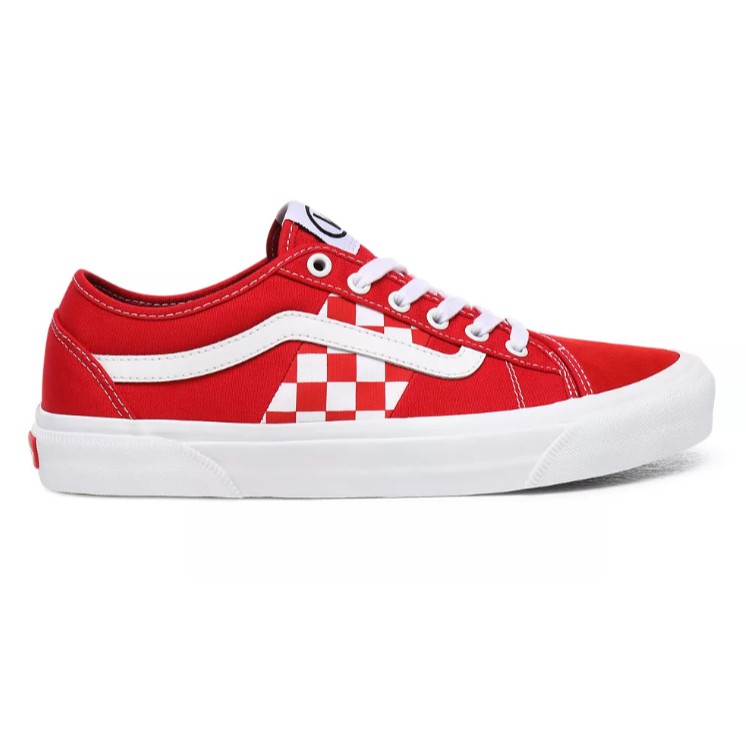 SEPATU VANS OFF THE WALL | BESS NI CHECK RED TRUE WHT