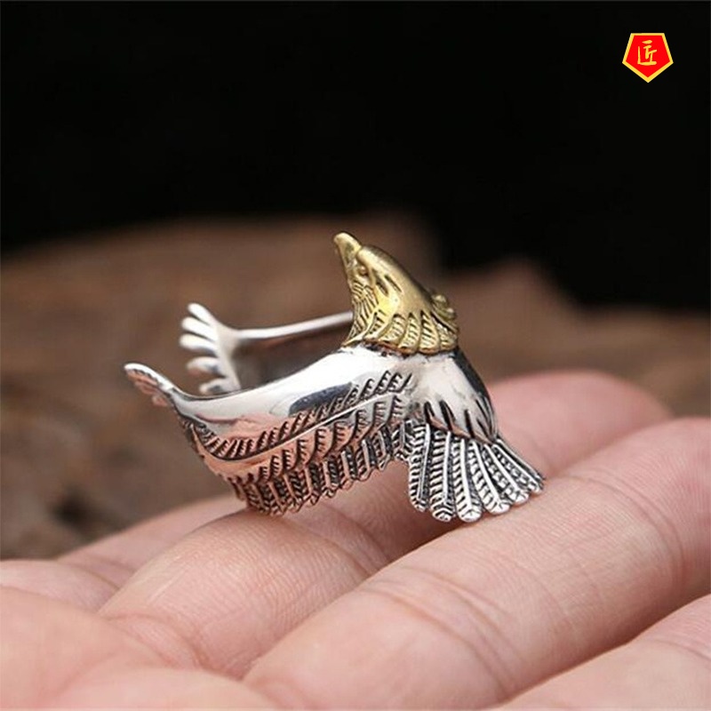 [Ready Stock]Retro Eagle Ring Creative Personality