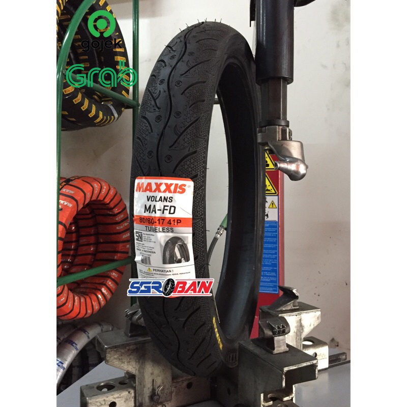 BAN MAXXIS VOLANS 80/80-17 MAFD BAN MAXXIS SONIC FU TUBELESS