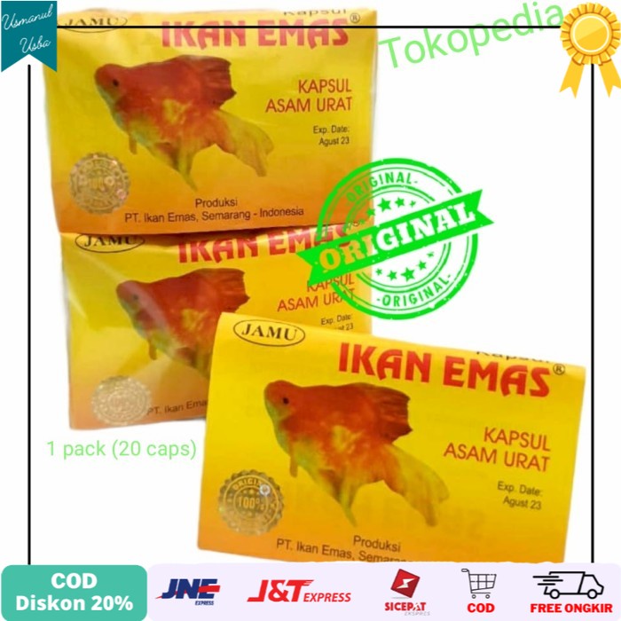 

❤COD❤ JAMU IKAN MAS 1 PACK ISI 20 KAPSUL