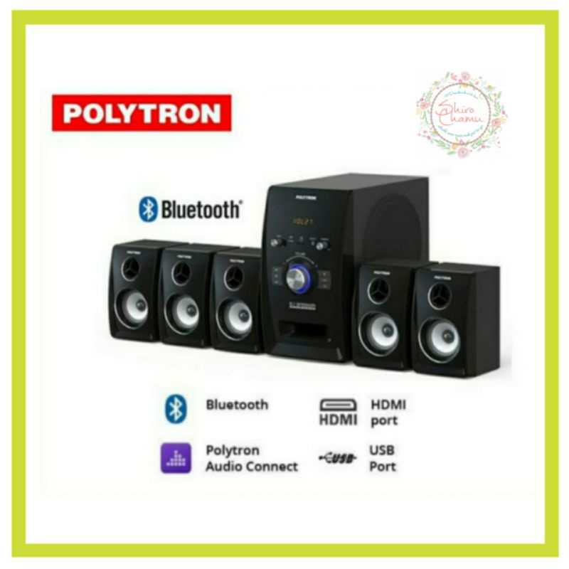 Polytron Home Theater PHT 551 Bluetooth Home Theatre Audio Speaker
