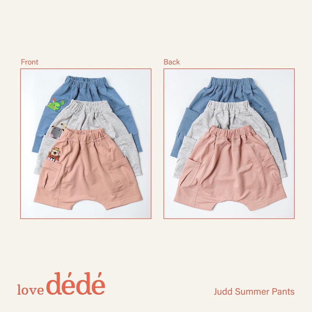 Lovedede - Larch Easy Tapered Pants - Celana Panjang Bayi &amp; Anak Under The Sea Baju pergi jalan lucu fashion cowok laki import murah