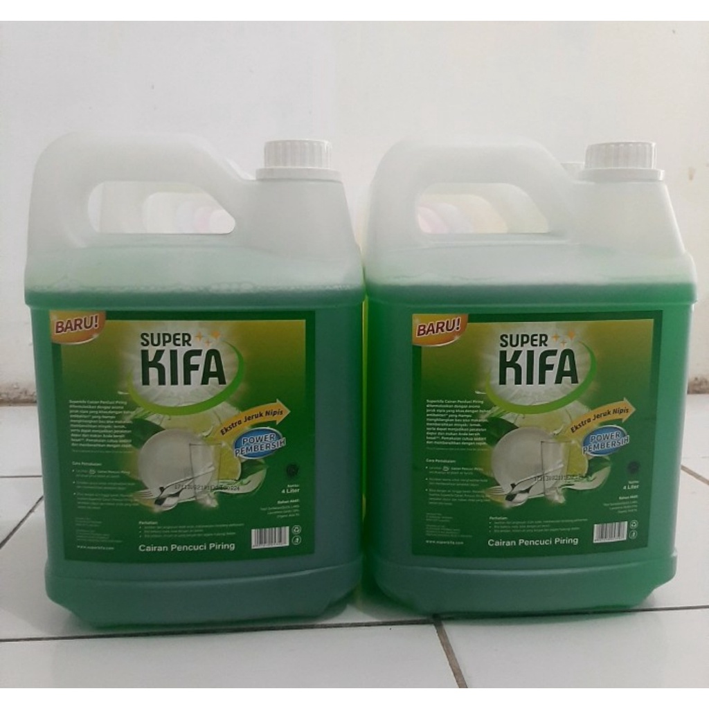 Super KIFA Sabun Cuci Piring Dishwashing 4 Liter 4L Jerigen