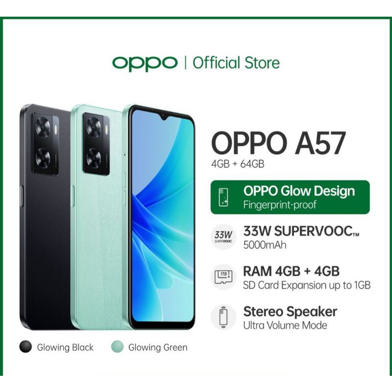 OPPO A54 RAM 4/128 GB GARANSI RESMI OPPO INDONESIA