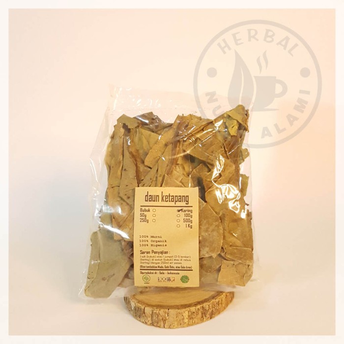 

DAUN KETAPANG KERING | PREMIUM | Terminalia Catappa 100g