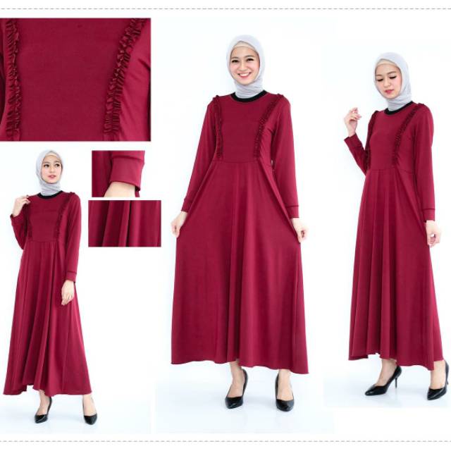 Gamis/gamis jersey/gamis jersey terbaru/gamis terbaru/model gamis terbaru/gamis polos