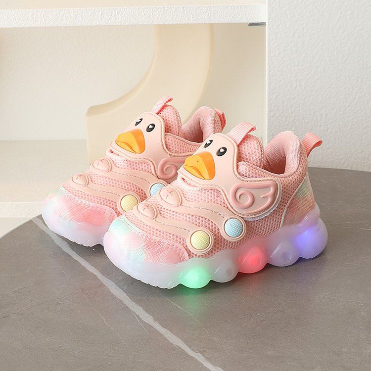 [GROSIR][COD] SEVEN_DAY SEPATU LAMPU SNEAKERS ANAK-ANAK UNTUK USIA 0-4 TAHUN / BOY &amp; GIRL PINK WM2314