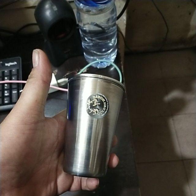 Cangkir Gelas Mug Dia. 8,2cm Air/bir/kopi/teh Stainless Premium Foodgrade Tebal