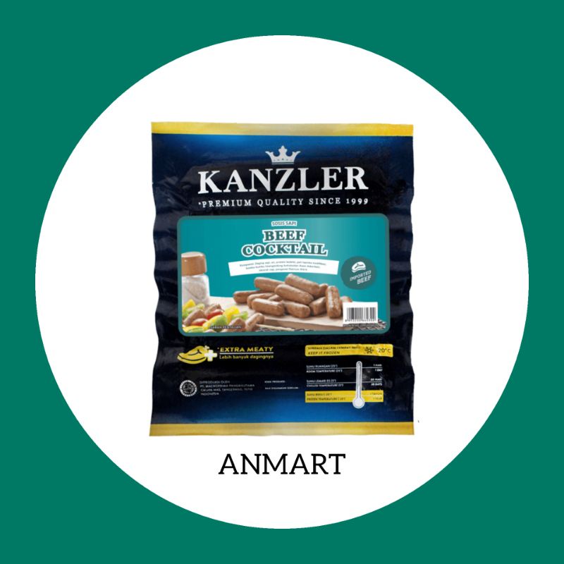 

500gr Beef Cocktail Kanzler Sosis | Frozen Food | Sayur Online | ANMART