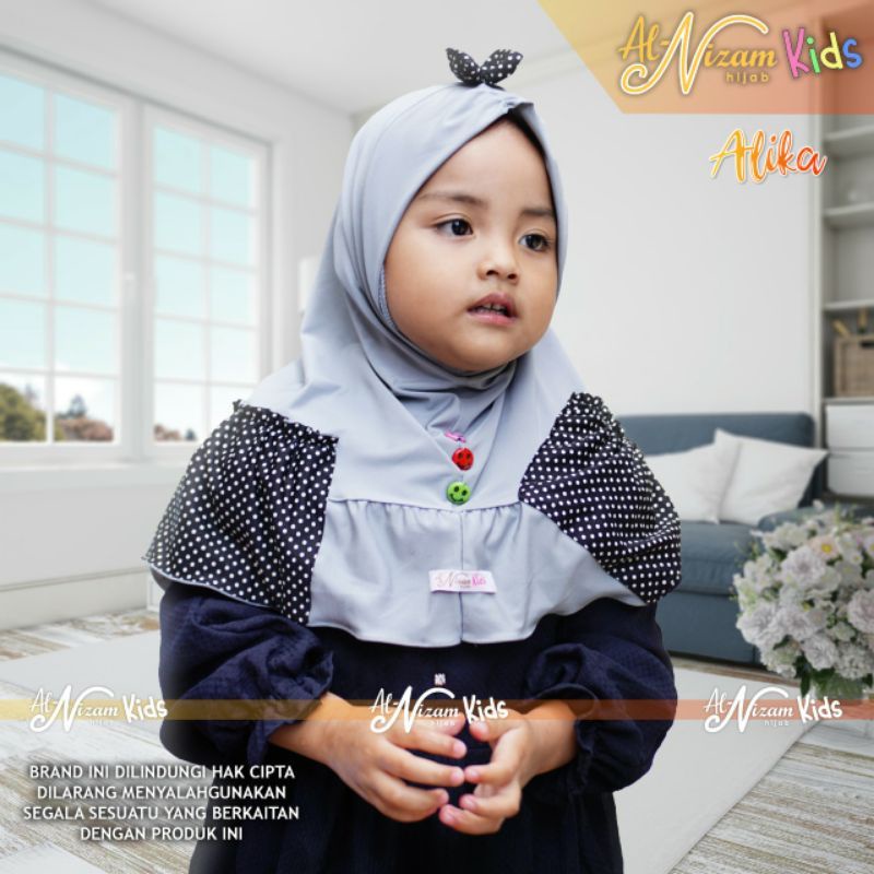 Kerudung anak Al-Nizam Hijab 0-2/3 tahun