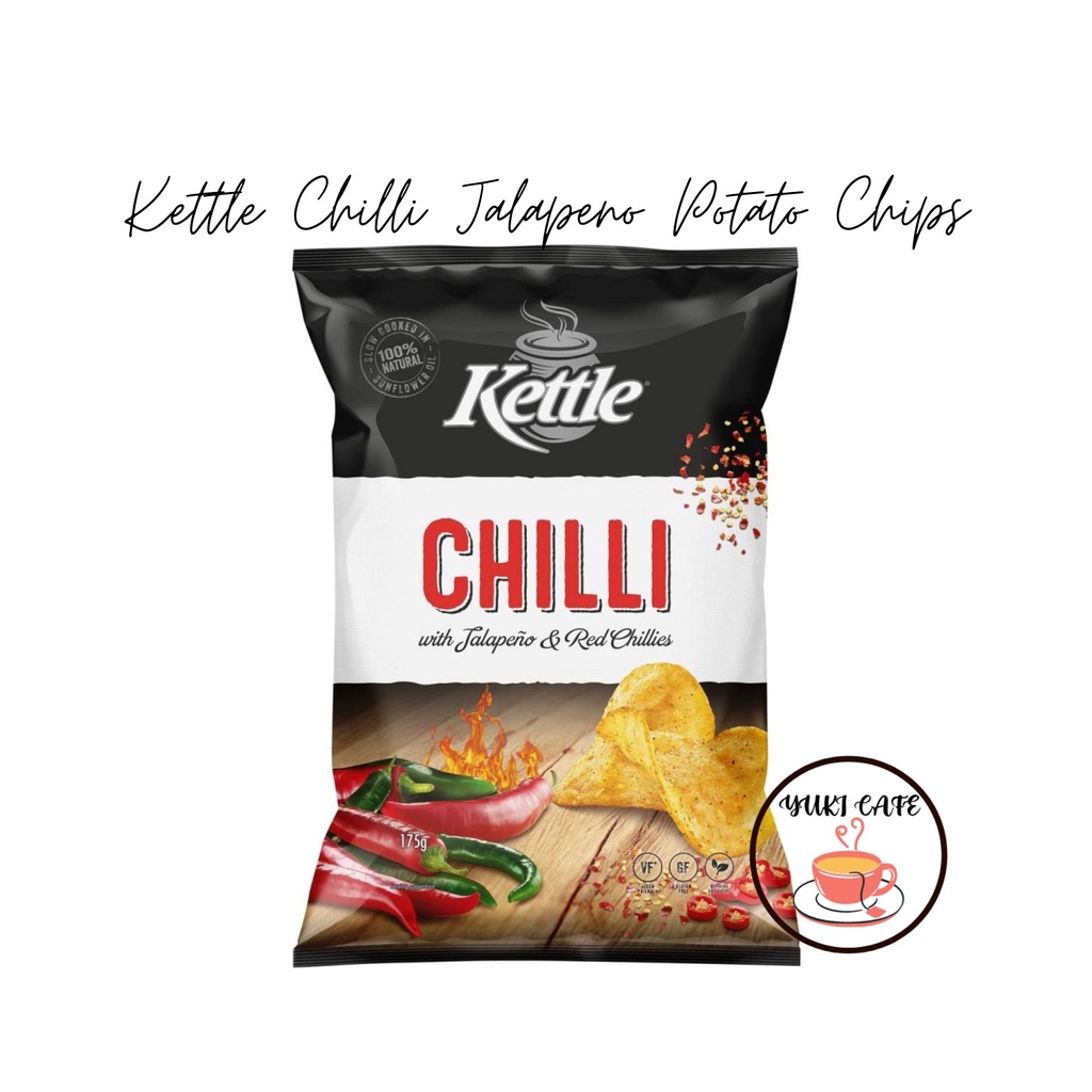 

KERIPIK - KETTLE CHILLI JALAPENO POTATO CHIPS