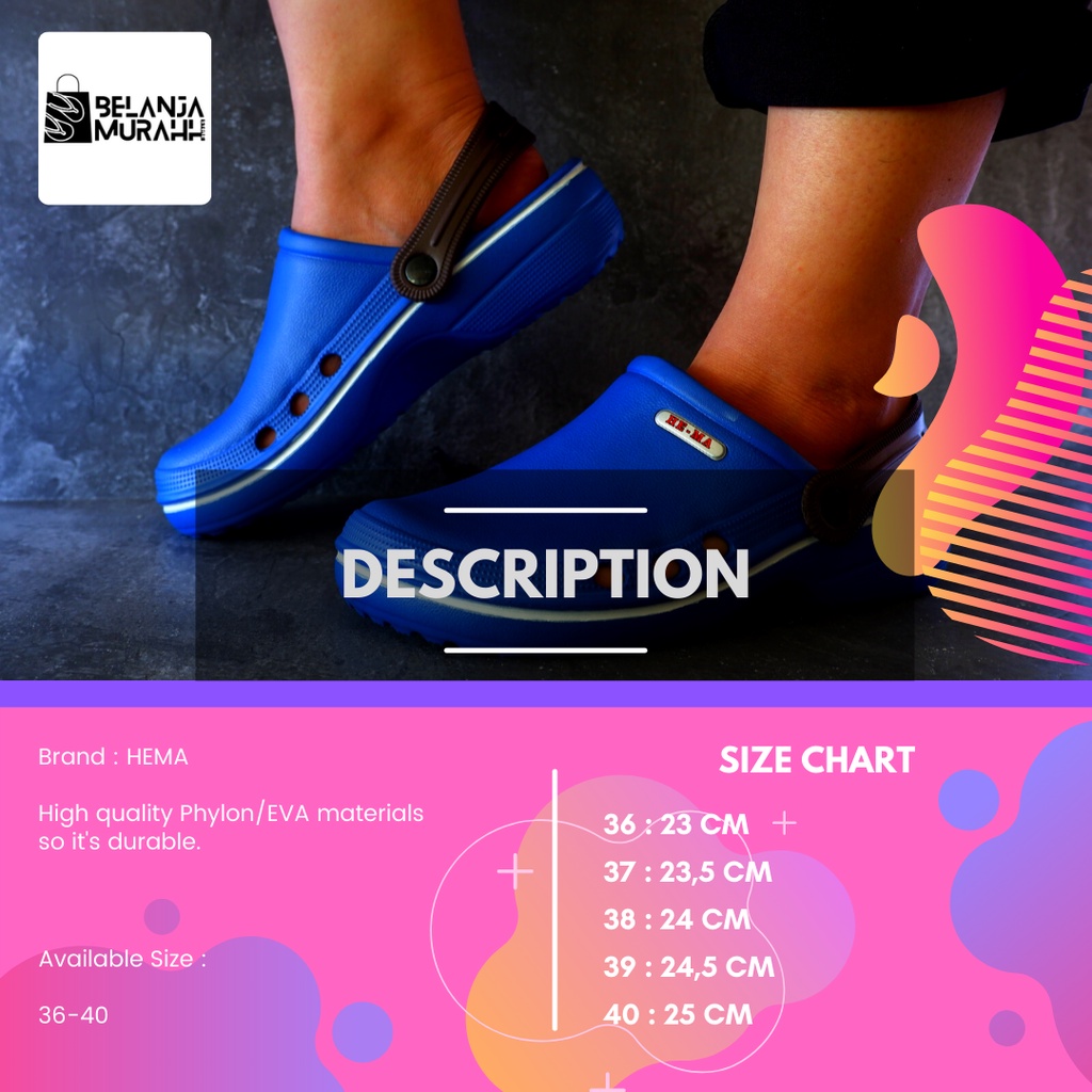 Sandal Baim Sendal Kodok Sandal Slop Sandal Rumah Sandal Perawat Pria Wanita Anti Slip Anti Air Lentur-7