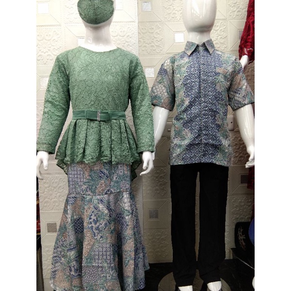 Couple kebaya anak brukat wardah//couple kebaya anak modern//kebaya anak pesta