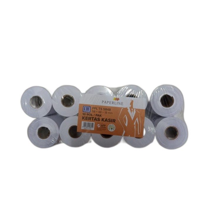

Kertas Kasir Telstruk Paperline 58x48x18mm / 1 Pack Isi 10 Roll