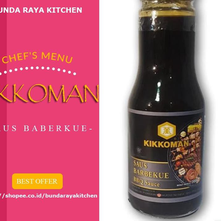 

3.3 SALE Premium Sous/Barbekue Sauce/Saus Baerbeque/Kikkoman/pack@300Gr.JOSS!!!