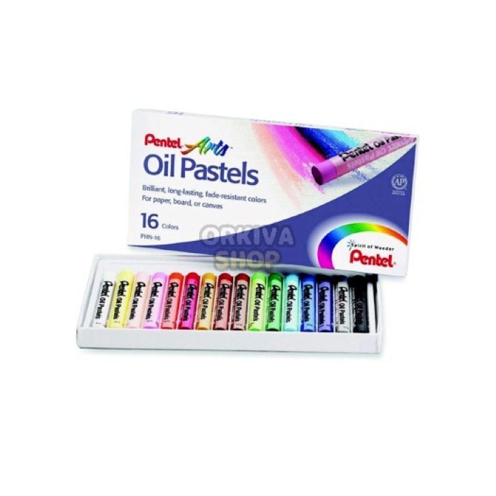 

CRAYON / OIL PASTEL PENTEL PHN-16 (16 Colors)