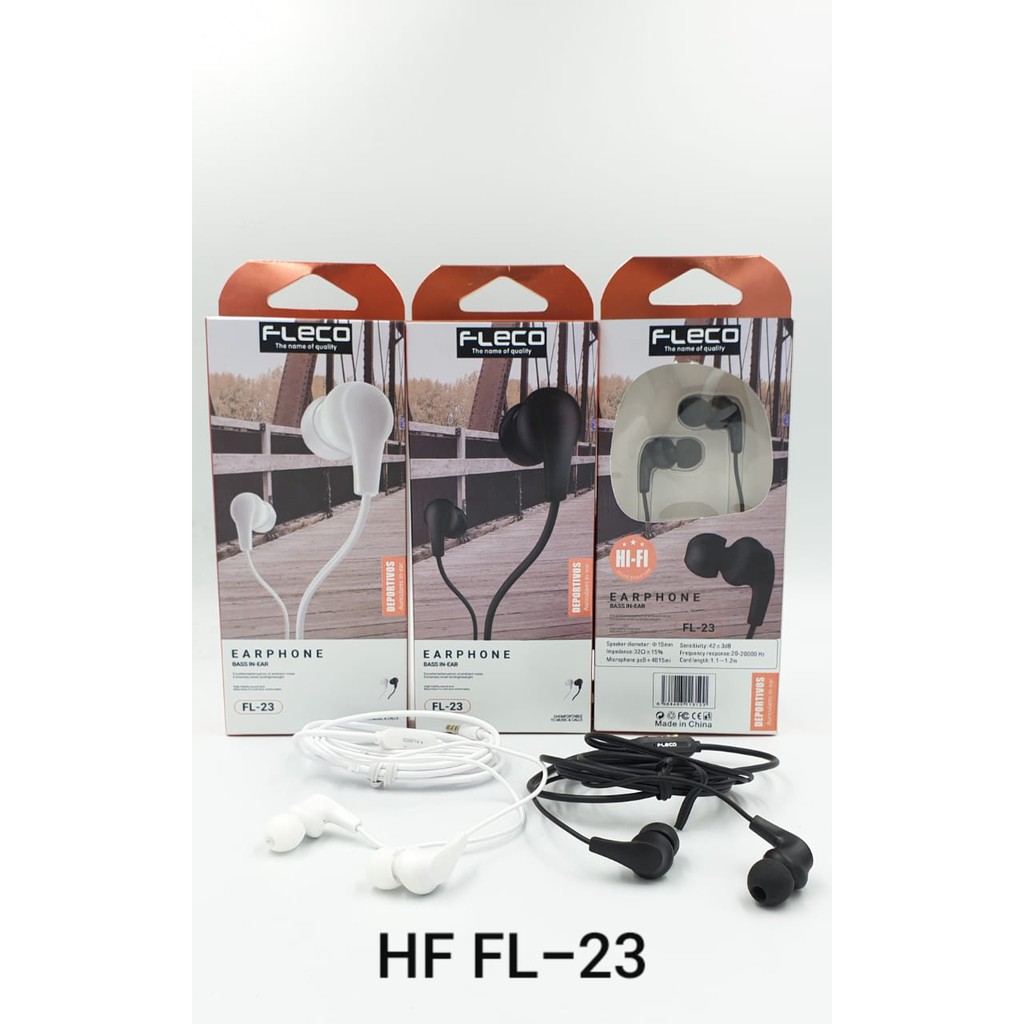 Headset Fleco FL-22 Handsfree Hansfree Fleco FL-23 Earphone Fleco FL-22 Stereo