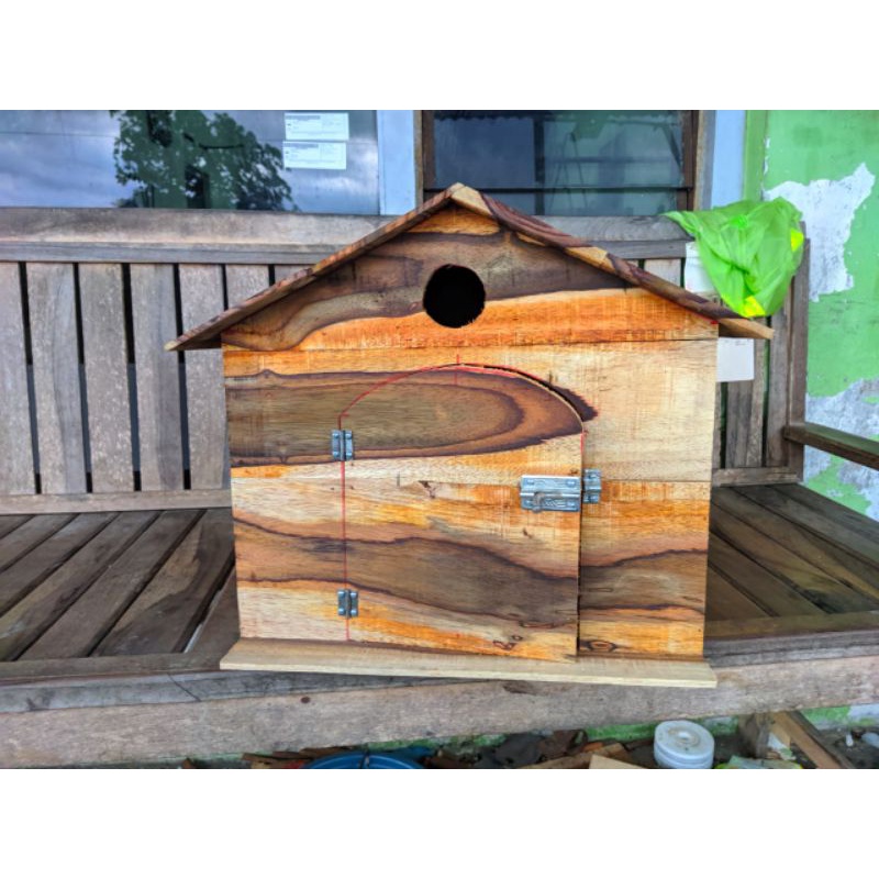 Rumah Kucing Rumah Anjing Bahan Kayu Ukur Besar