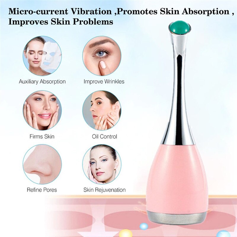 3d Face Lifting Eye Messager Alat Wanita Penghilang Kerut Mengencangkan Kulit Microcurrents Alat Pijat Getar