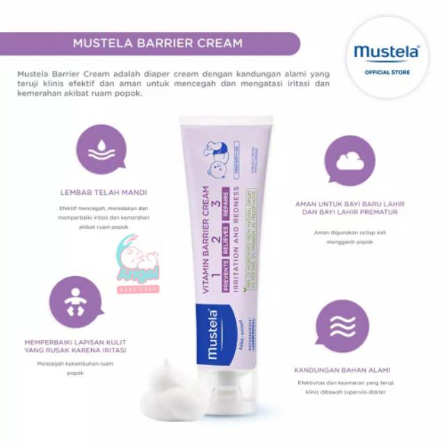 Mustela Berrier Cream 100 ml