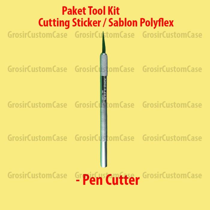 

Paket Tool Kit Alat Bantu Cutting Sticker Sablon Polyflex 005