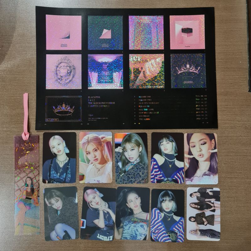 READY STOCK & PELUNASAN FULLSET & SHARING BLACKPINK 4+1 The album photobook limited edition