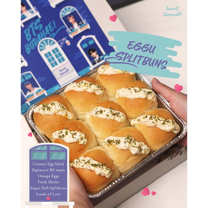 Eggu Splitbuns (BTS inspired)