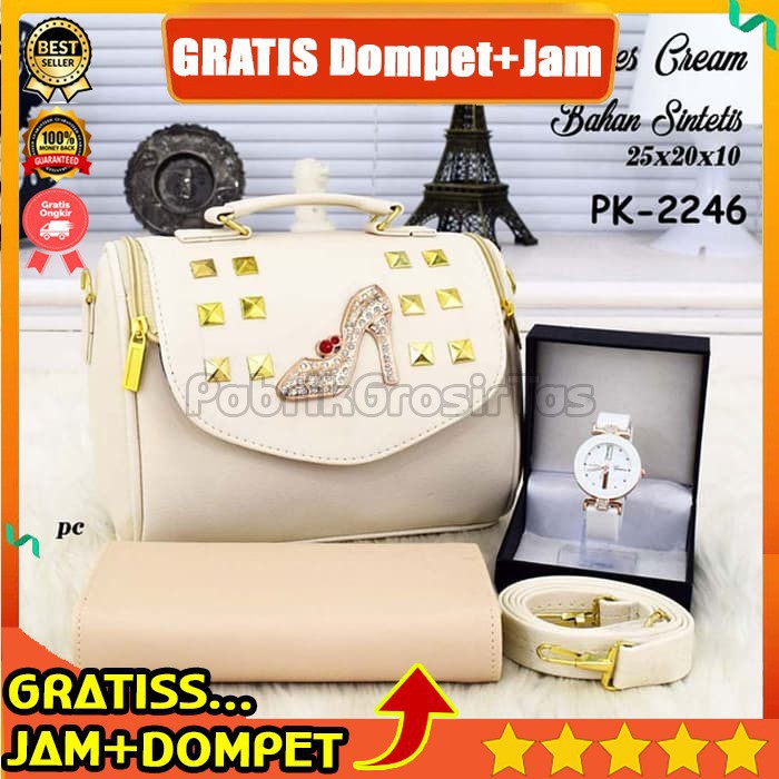 2670 TAS IMPORT WANITA FASHION KOREA GLOSSY BRANDED YSL SAC DE JOUR 26CM MORODER LEATHER HAND BAG /