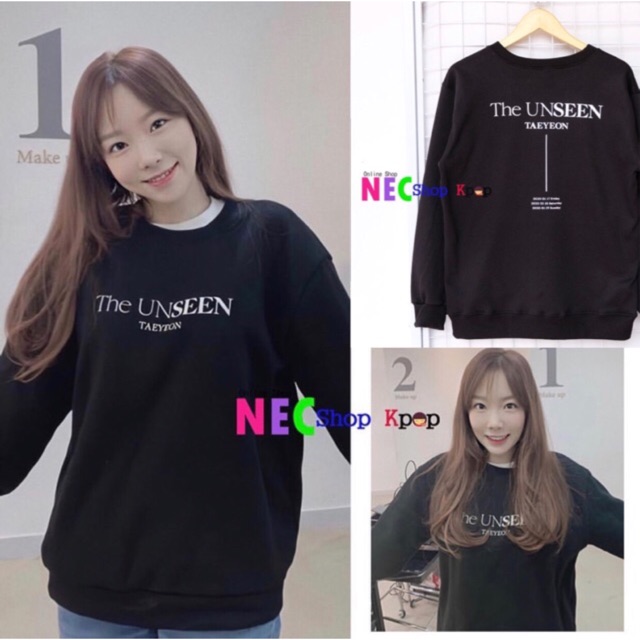 READY STOCK THE UNSEEN TAEYEON  SNSD GIRLS GENERATION SWEATSHIRT (sweater KPOP KOREA FASHION STYLE K