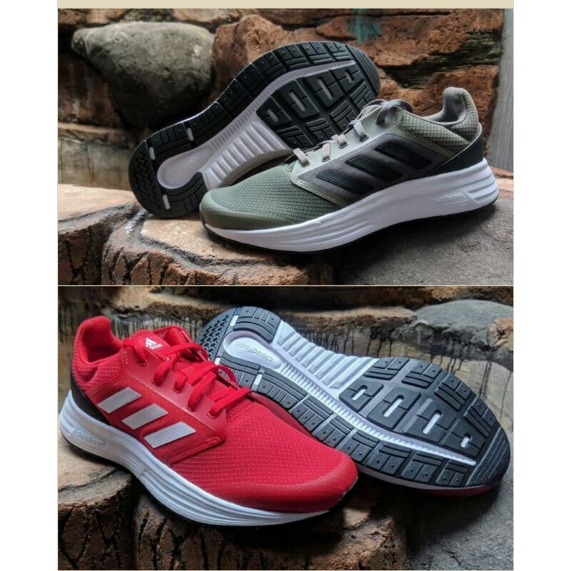 Adidas galaxy 5 dengan 2 varian: Red White dan green army