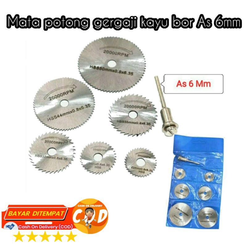 Mata bor Gergaji potong Dremel Gergaji kayu akrilik