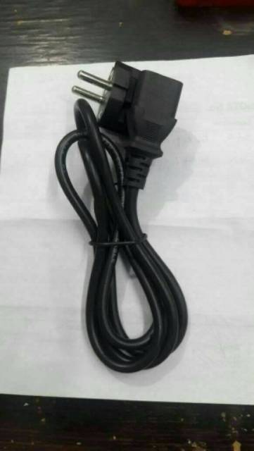 Kabel power CPU komputer monitor ke listrik .bahan kabel bagus.