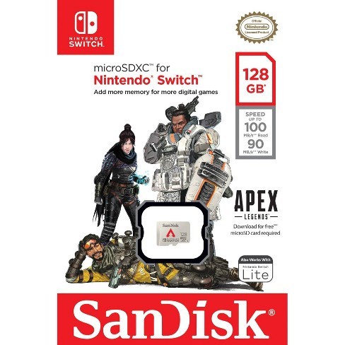 SanDisk Micro SD Nintendo Switch 128gb 100MBps - Limited Edition