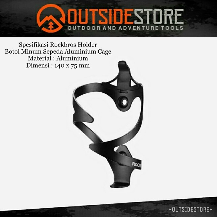 Holder Tempat Botol Minum Sepeda Rocbros Bottle Bicycle Aluminium Cage