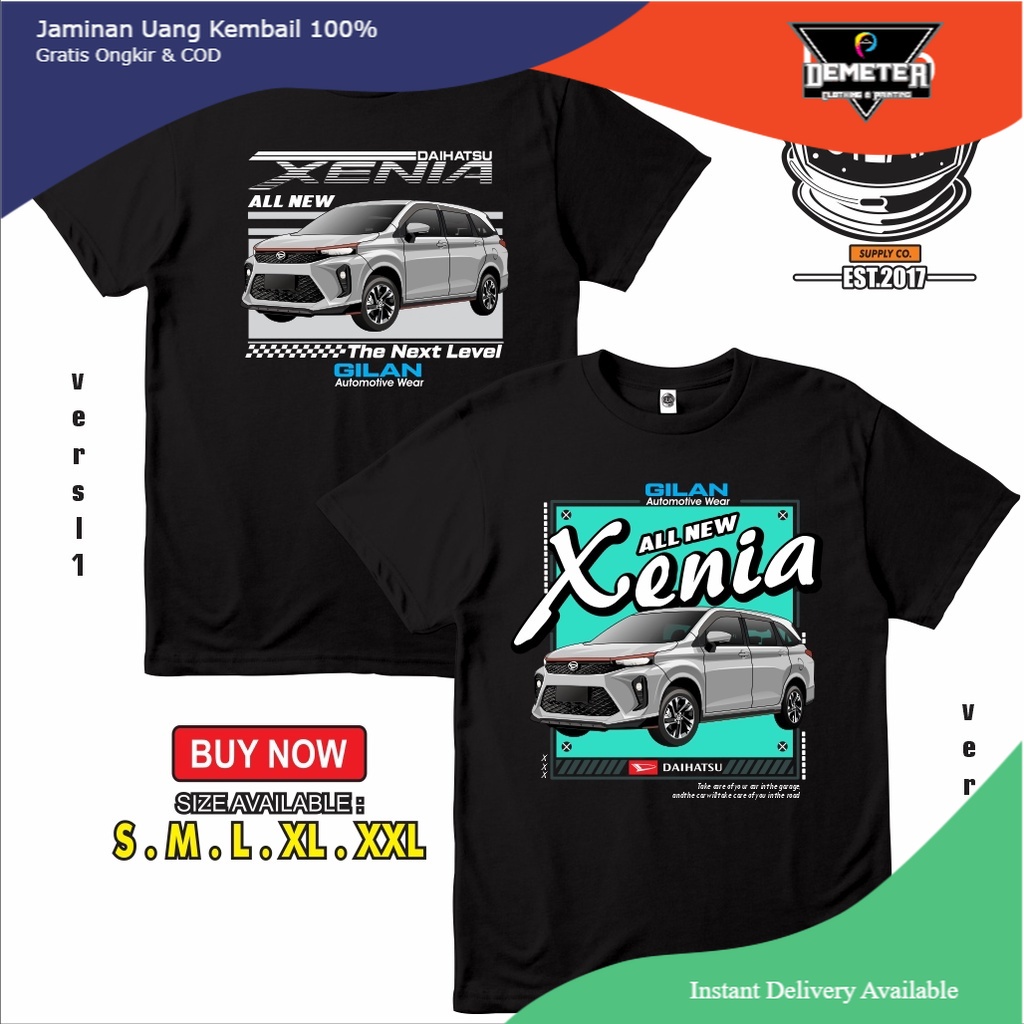 Kaos Baju Mobil DAIHATSU XENIA 2022 Kaos Otomotif - GILAN
