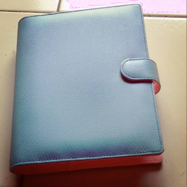 

Binder polos kombinasi B5 26ring biru~pink