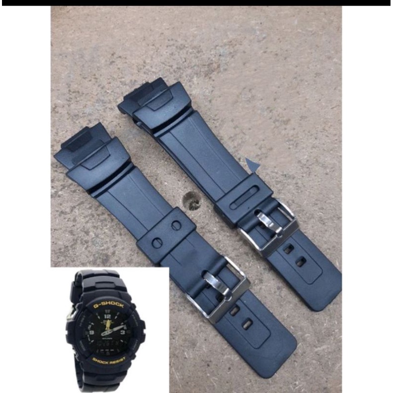 tali jam G-shock G100 GBA100 Strap Rubber Jam tangan Casio G shock G-101 G-200 G-2110 G2300