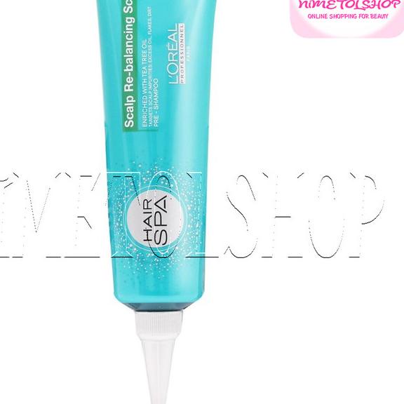 ➹ LOREAL Hair Spa Scalp Re-Balancing Scrub Gel 150ml Rambut Ketombe ➮