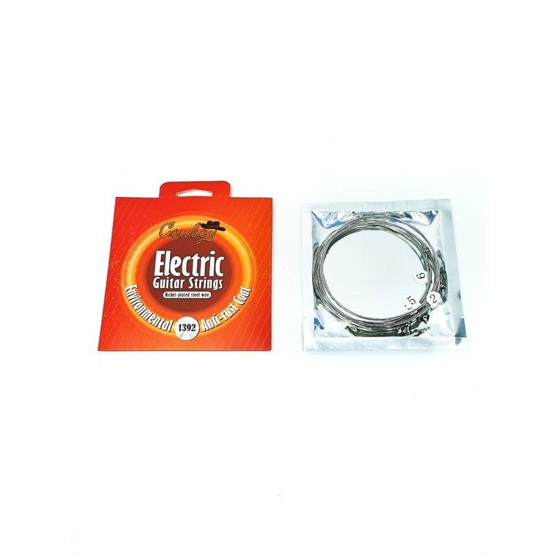 Senar Gitar Elektrik String Merk Cowboy Original Ukuran 0.009 dan 0.010 Bonus pick murah jakarta