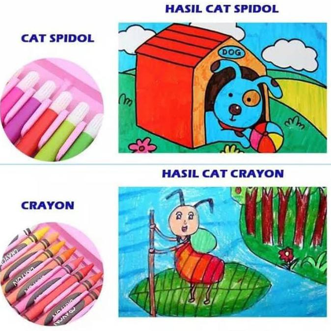 

Iready Stockl Crayon Anak Set Isi 208 Pcs Pensil Warna Alat Lukis Set Crayon Set