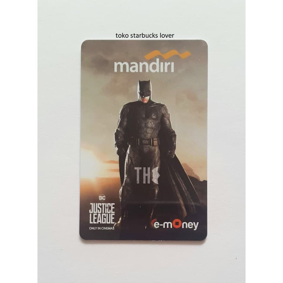Kartu Emoney Etoll Mandiri Saldo 0 Justice League Batman The Full Body