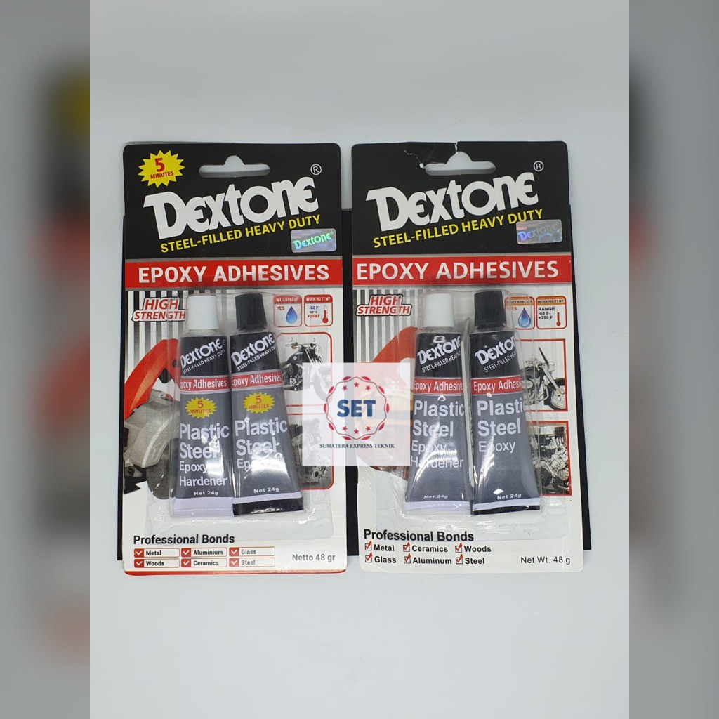 Jual Lem Dextone Menit Dan Biasa Asli Lem Besi Dextone Lem Epoxy