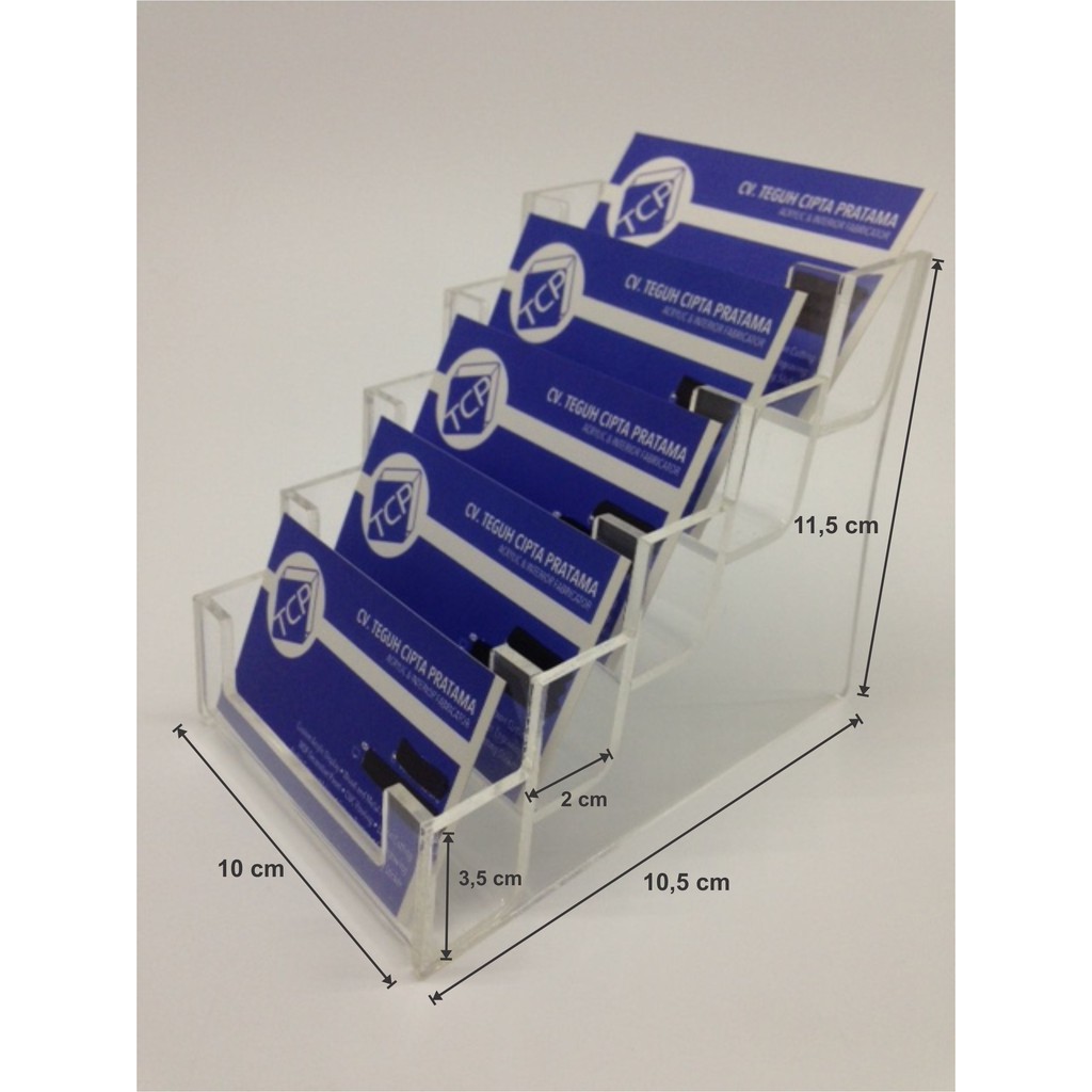 

Acrylic display kartu nama KN08/card holder